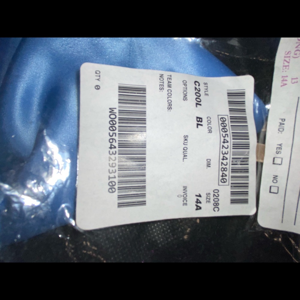 Adult Cinderella Blue Tu-Tu with silk top one pc.